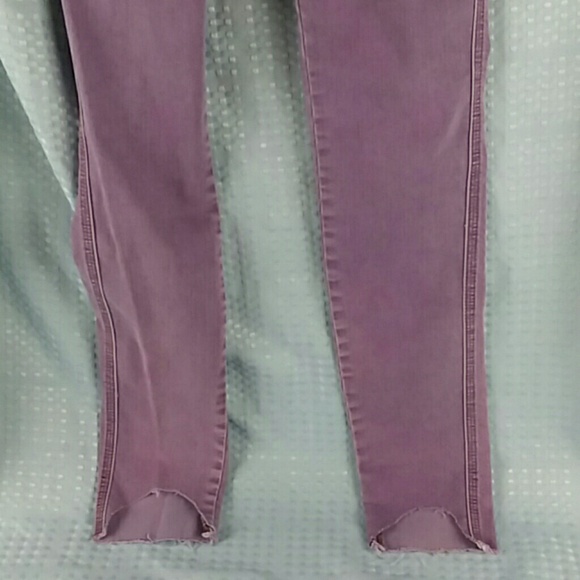 Free People skinny jeans raw hem 25 - Picture 8 of 9